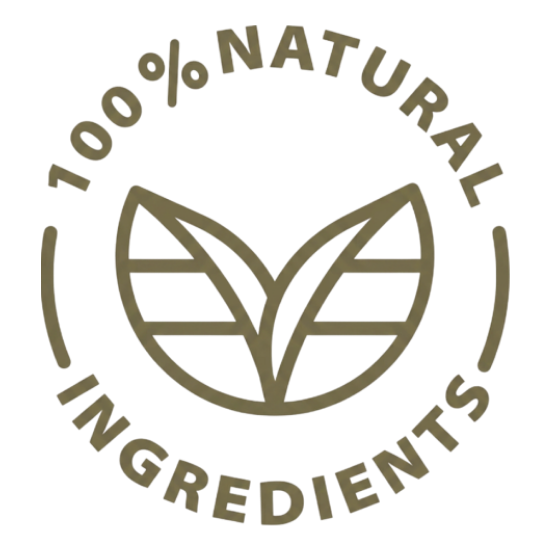 100% natural ingredients